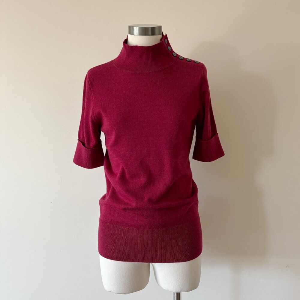 Banana Republic wool sweater knit top turtleneck